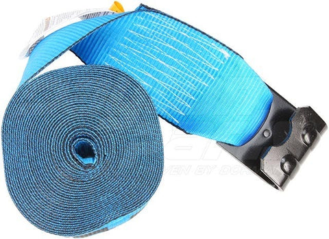 Dayton Parts DC23134430 Blue Winch Strap With Flat Hook - 4 In. X 30 Ft.