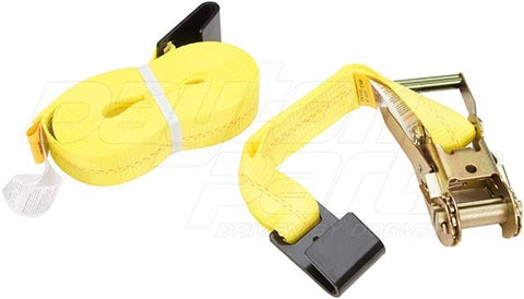 Dayton Parts DC23400227Q 27 Ft. Ratchet Strap With Flat Hooks