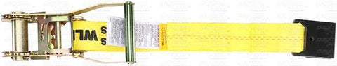 Dayton Parts DC23400227 Ratchet Strap With Flat Hooks - 2 In. X 27 Ft.