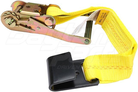 Dayton Parts DC23400227 Ratchet Strap With Flat Hooks - 2 In. X 27 Ft.