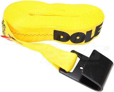 Dayton Parts DC23470227 2 In. X 27 Ft. Ratchet Strap With Flat Hooks And Ast Buckle