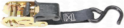 Dayton Parts DC38000005 Ratchet Buckle Strap Assembly With Vinyl S-Hooks - 1 In. X 10 Ft.