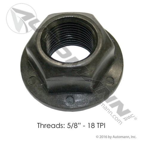 Automann FLN104 Flanged Lock Nut 5/8in-18