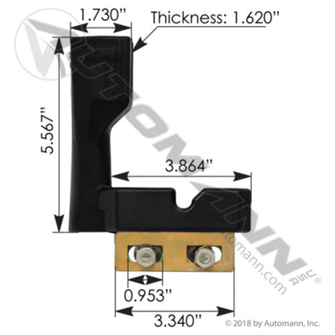 Automann HLK1013 Hood Support Latch LH Freightliner