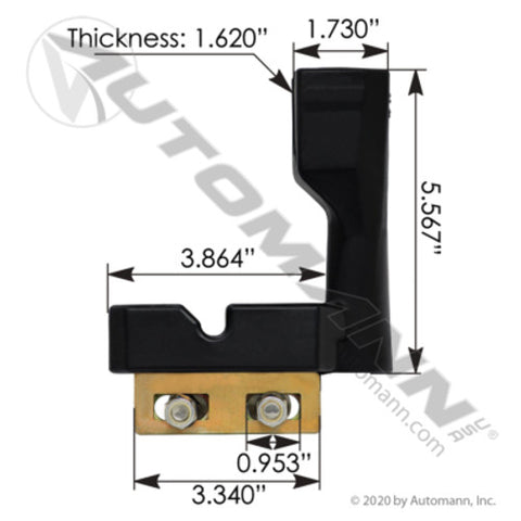 Automann HLK1014 Hood Support Latch RH Freightliner
