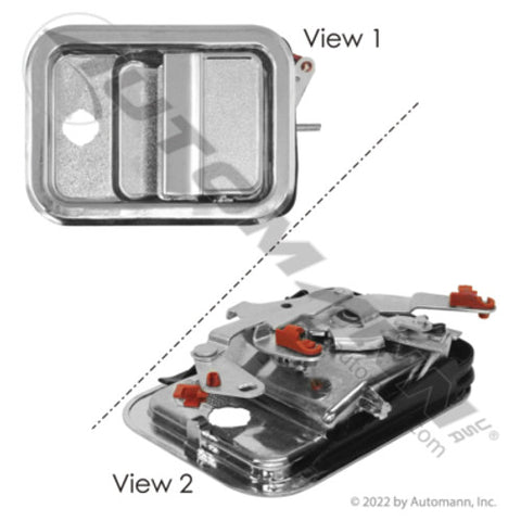Automann HLK1058 Exterior Door Handle RH Freightliner