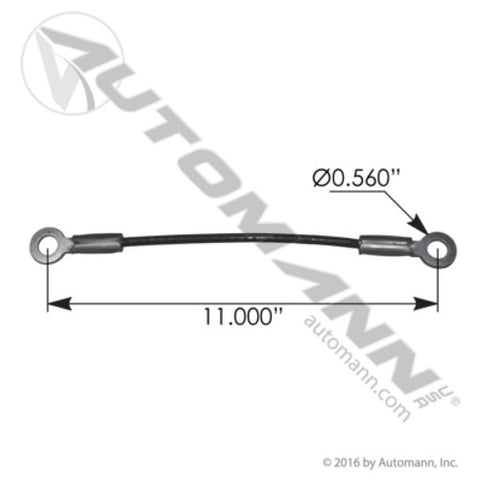 Automann HLK2027 Hood Cable Freightliner