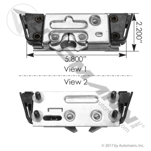 Automann HLK2042 Door Latch RH Mack