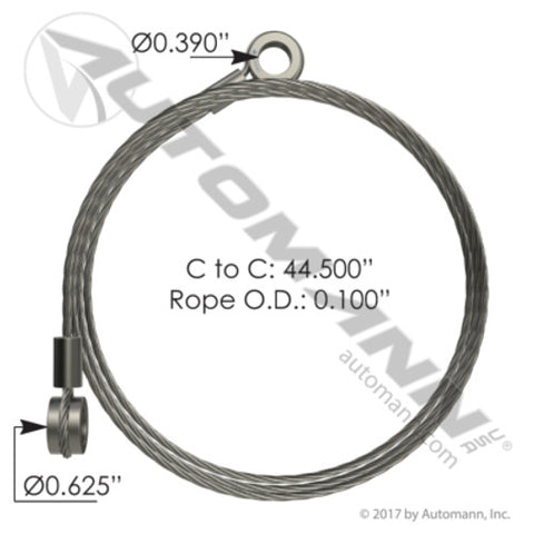 Automann HLK2043 Hood Cable Western Star