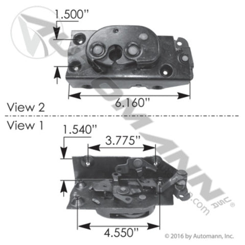 Automann HLK2052 Door Latch RH IHC