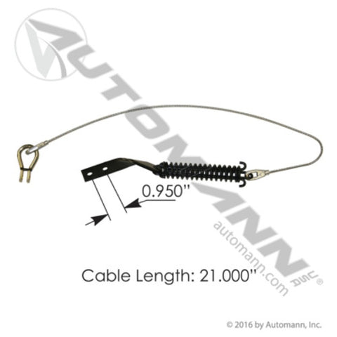 Automann HLK2058 Hood Cable RH IHC