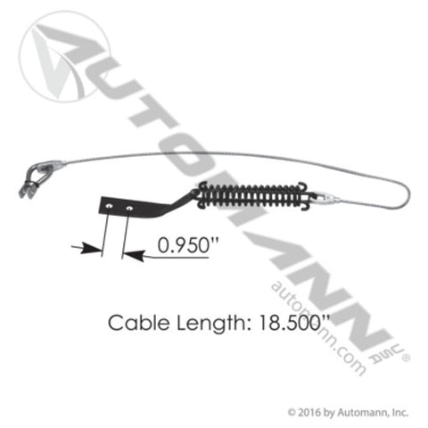 Automann HLK2059 Hood Cable LH IHC