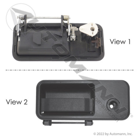 Automann HLK2101 Exterior Door Handle LH Black Volvo