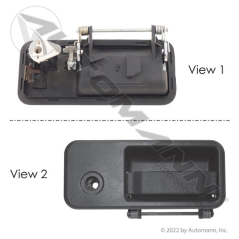 Automann HLK2102 Exterior Door Handle RH Black Volvo