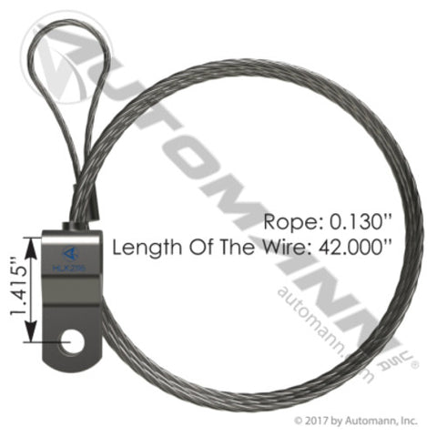 Automann HLK2116 Hood Cable Kenworth