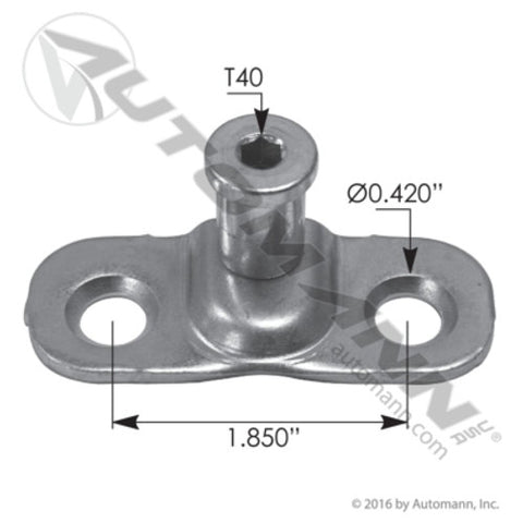 Automann HLK2127 Door Latch Striker Peterbilt