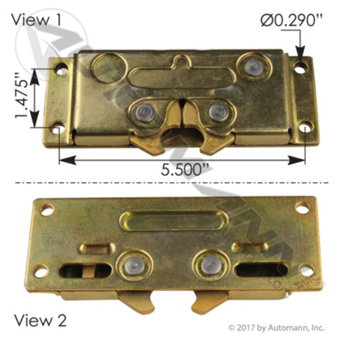 Automann HLK2129 Door Latch LH Peterbilt-Mack