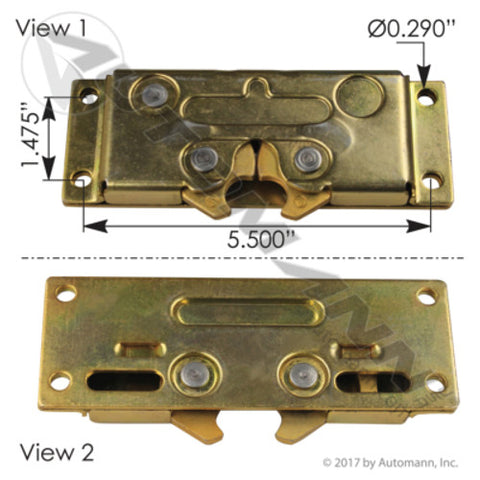Automann HLK2130 Door Latch RH Peterbilt-Mack