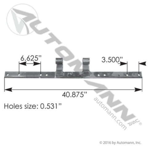Automann HLK2137 Hood Cross Bar Assembly Freightliner