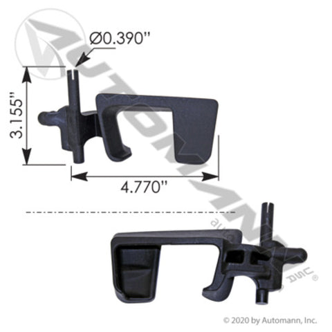 Automann HLK2145 Interior Door Handle LH Freightliner