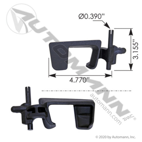 Automann HLK2146 Interior Door Handle RH Freightliner