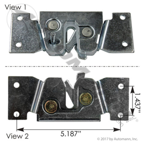 Automann HLK2163 Exterior Door Latch LH Kenworth