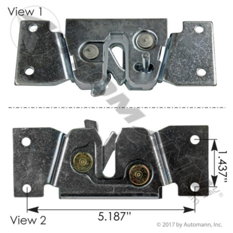 Automann HLK2164 Exterior Door Latch RH Kenworth