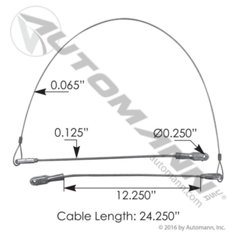 Automann HLK2177 Hood Cable IHC