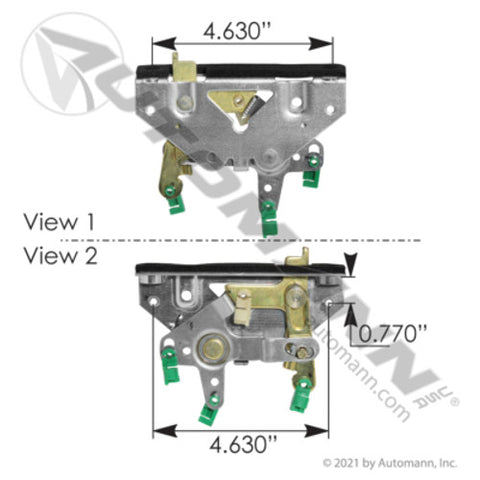 Automann HLK2188 Door Latch Assembly LH Mack