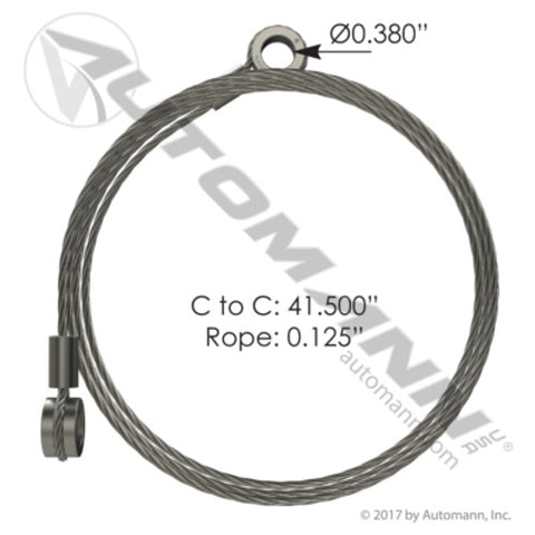 Automann HLK2215 Hood Cable Peterbilt