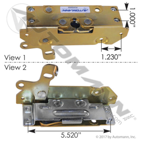 Automann HLK2222 Door Latch RH Peterbilt