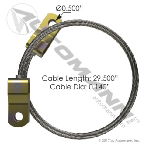 Automann HLK2247 Hood Cable Chevrolet/GM