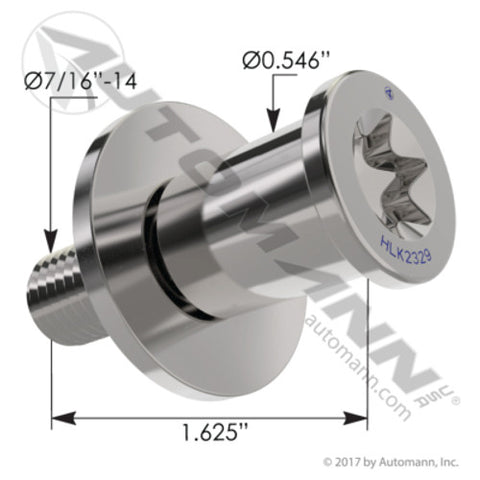 Automann HLK2329 Door Striker Bolt Kenworth