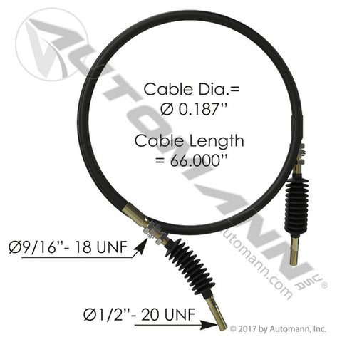 Automann HLK2457 Clutch Cable Mack