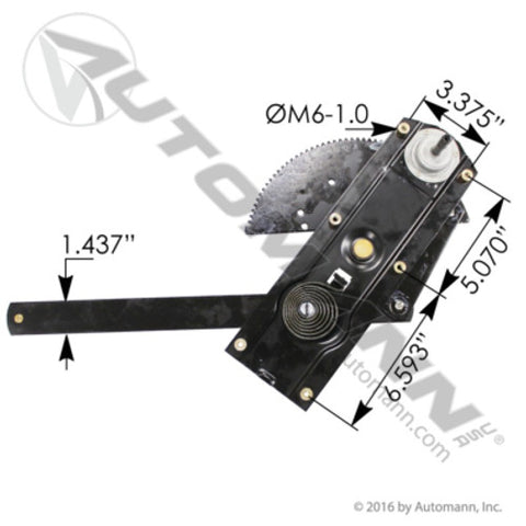 Automann HLK2465 Window Regulator LH Kenworth
