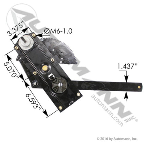 Automann HLK2466 Window Regulator RH Kenworth