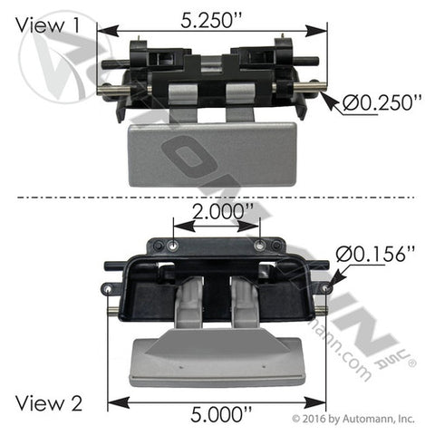 Automann HLK2510 Dual Point Latch Kenworth