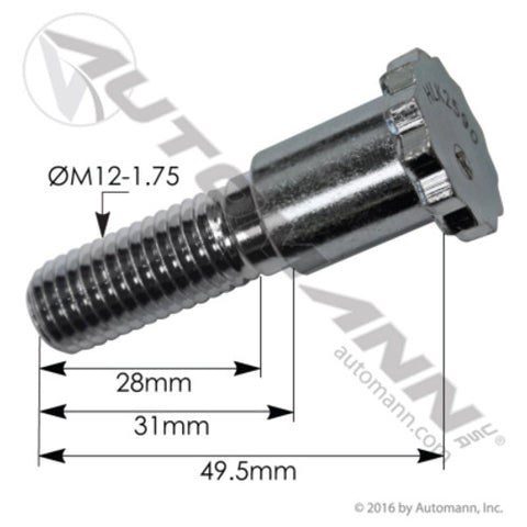 Automann HLK2590 Door Striker Mack