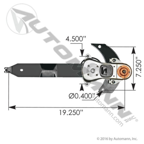 Automann HLK2673 Window Regulator LH Ford