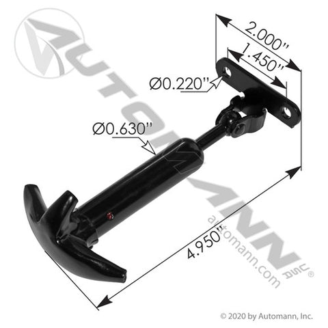 Automann HLK2813 Engine Cover-Battery-Tool Latch IHC