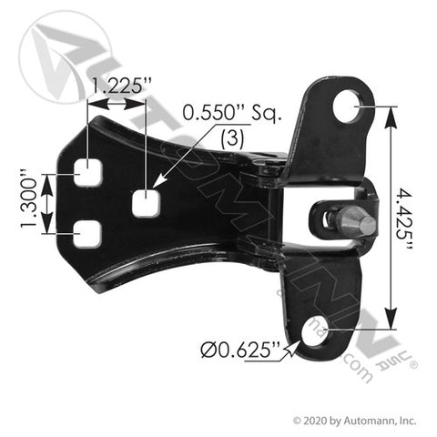 Automann HLK2883 Upper Door Hinge Paccar