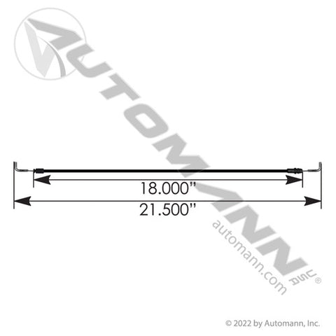 Automann HLK2885 Inside Door Handle Cable LH-RH Kenworth