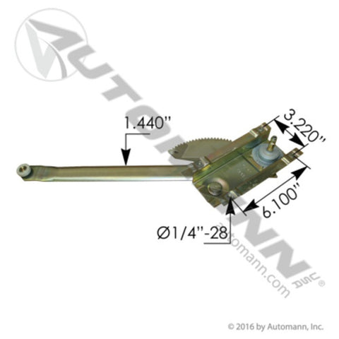 Automann HLK6241 Window Regulator LH Mack