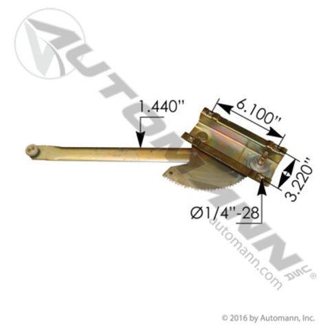 Automann HLK6242 Window Regulator RH Mack