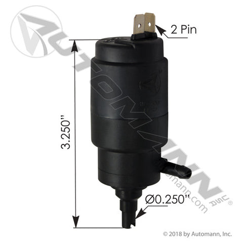 Automann HLK7052 Washer Fluid Pump Freightliner