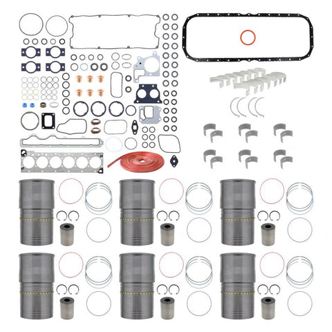 Pai ISX141-418 Engine Kit W/O Piston 150mm Liners W/Apr, Machined Rod Brgs