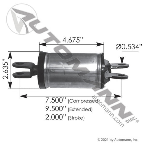 Automann KP2524R131 Air Cylinder Holland