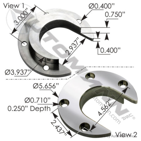 Automann KP79201 Cushion Ring Steel Jost