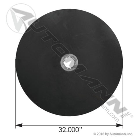 Automann KPSD32 Fifth Wheel Lube Disc 32in