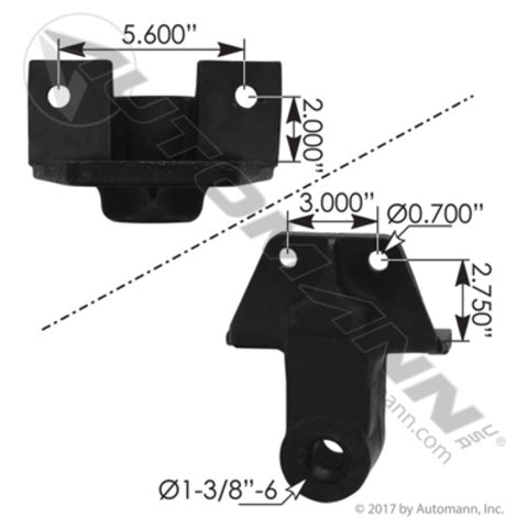 Automann M1019 Hanger Rear of  Front W/MTB162 Mack